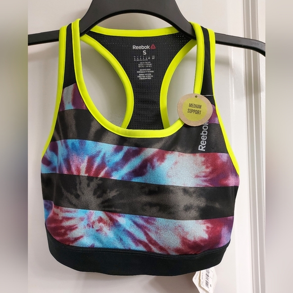 Reebok Other - NWT Reebok Women's Tie-Dye Sports Bra - Medium Support